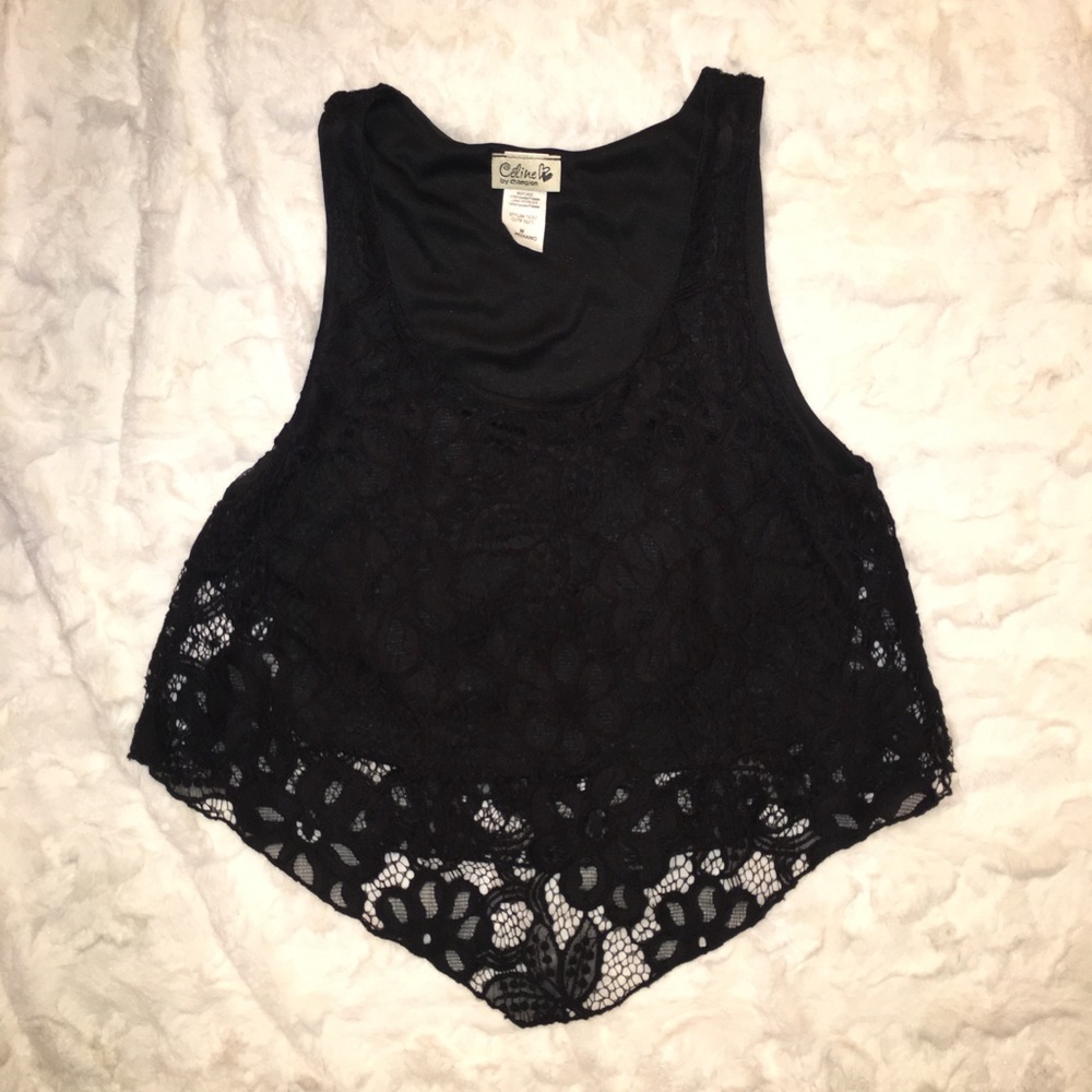 Lace crop top